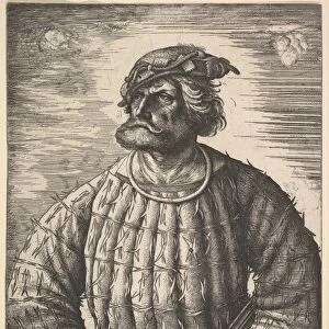 Portrait Kunz von der Rosen ca 1515 / 1518 Etching