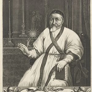 Portrait of Leonard Marius van der Goes, Cornelis Goutsbloem, Frederik de Wit, after