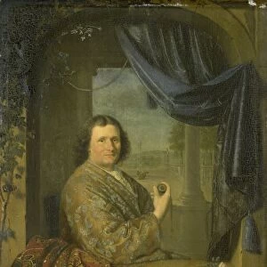 Portrait of a Man with a Watch, Pieter Cornelisz. van Slingelandt, 1688