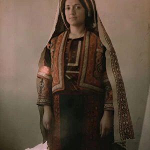 Ramallah woman 1935 West Bank Rām āh