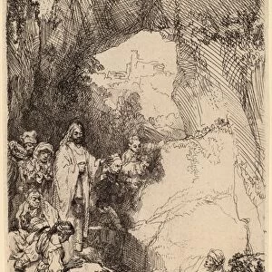 Rembrandt van Rijn (Dutch, 1606 - 1669), The Raising of Lazarus: Small Plate, 1642
