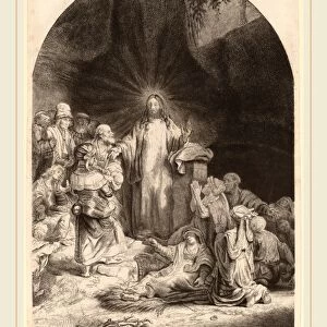 Rembrandt van Rijn and William Baillie (Dutch, 1606-1669), Christ Preaching and Healing