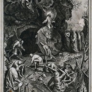 Resurrection Christ 1562 Philip Galle Flemish