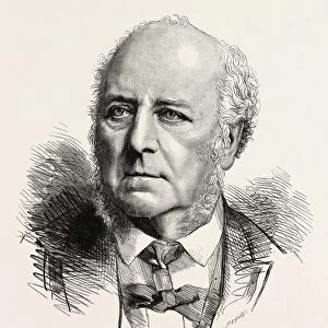 RICHARD BETHELL, BARON WESTBURY, 1800-1873, BRITISH, UK, 1890 engraving