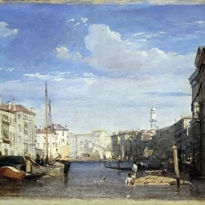 Richard Parkes Bonington, The Grand Canal, British, 1802 - 1828, 1826-1827, oil on canvas