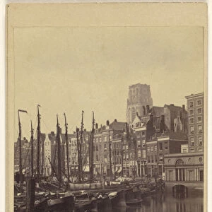 Rotterdam Vieux Port Adolphe Braun French 1812