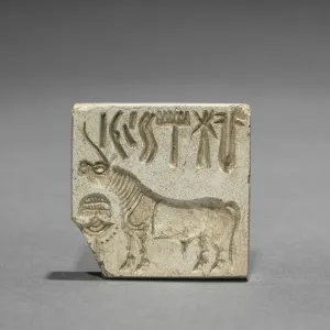 Seal Unicorn Inscription 2000 BC Pakistan Indus Valley civilization