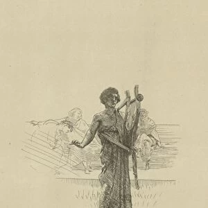 Sketch for the improviser, Lawrence Alma Tadema, 1878