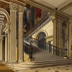 Stair Case, Buckingham House, the Royal Residence, UK