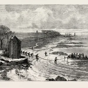 Engraved Print of Submarine Telephone Engraved Print of Submarine Telephone