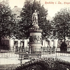 War memorials Saxony Buildings Rochlitz Park benches