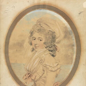 Young Lady Pink Bow Bodice 1792 John Downman