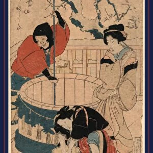 Yuki no ashita, Tomorrows snow. Utagawa, Toyokuni, 1786-1865, artist, [between 1818
