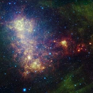 Infrared portrait revealing the stars and dust of the Small Magellanic Cloud