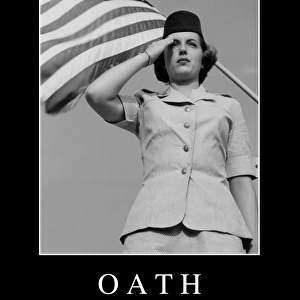 Oath: Inspirational Quote and Motivational Poster