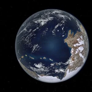 Planet Earth 600 million years ago following the Cryogenian period