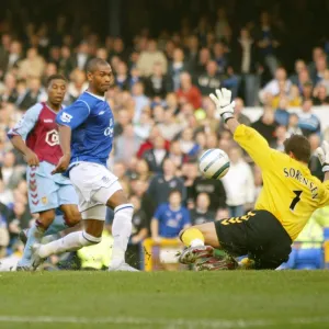 Everton 1 A. Villa 1