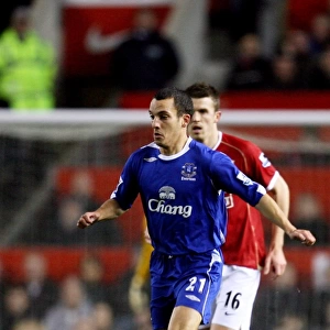 Osman in Action: Manchester United vs. Everton, FA Barclays Premiership, Old Trafford, 2006