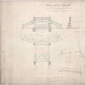 Drawings of Footbridge and Lifting Roadway Bridge Proposed to be Erected at Fountainbridge, Edinburgh