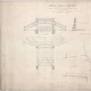 Drawings of Footbridge and Lifting Roadway Bridge Proposed to be Erected at Fountainbridge, Edinburgh