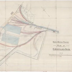 North British Railway Plan at Kirkintilloch Basin