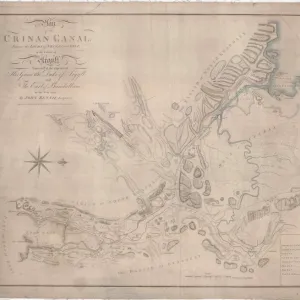 Plan of the Crinan Canal between the Lochs of Crinan and Gilp in the County of Argyll