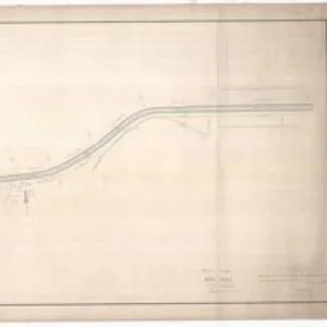 Plan of the Forth and Clyde Canal through the lands of William Dunn Esquire