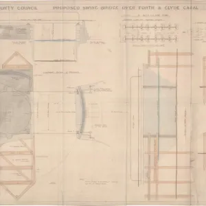 Proposed Swing Bridge over Forth and Clyde Canal near Cadder