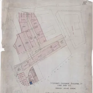 St Cuthberts Co-operative Association Ltd. Canal Basin Site, Proposed Layout Scheme