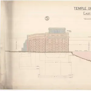 Temple Opening Bridge, East Elevation