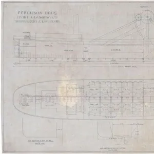 Trace of a Technical Docking Plan for the Dredger SS Carronwater