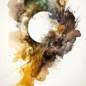 Watercolor paintings Collection: Abstract watercolor art