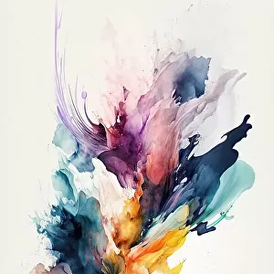 Watercolor paintings Collection: Abstract watercolors