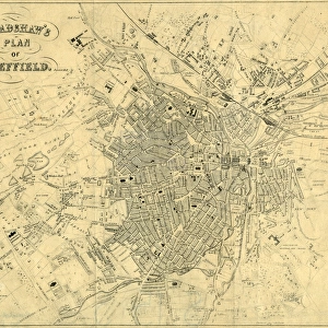 Bradshaws Plan of Sheffield
