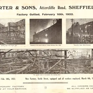 Carter and Sons, wholesale druggist and manufacturing chemists, Attercliffe Road, Sheffield, 1922