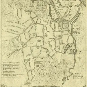 A correct plan of the town of Sheffield by William Fairbank, 1771