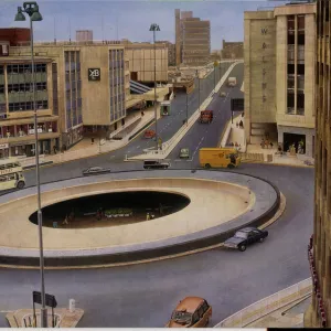 The Hole in The Road, Sheffield, Yorkshire, c. 1970