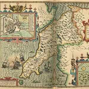 John Speed's map of Caernarfonshire, 1611