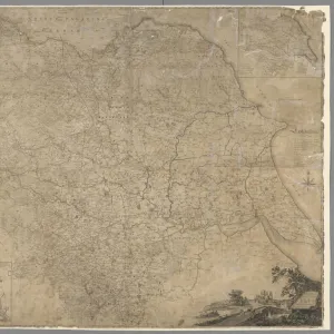 Map of the County of York, by John Tuke, land surveyor, 1787