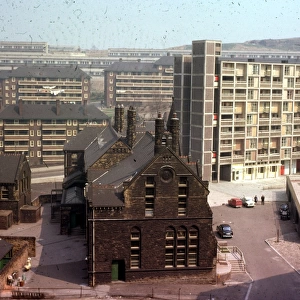 Park Primary Schools and Park Hill Flats, 1962