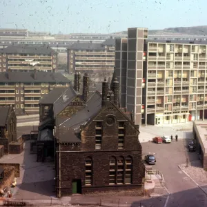 Park Primary Schools and Park Hill Flats, 1962