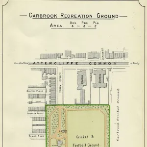 Plan of Carbrook Recreation Ground, 1897