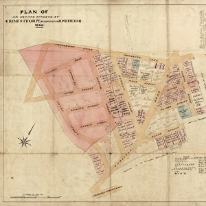 Plan of an Estate situate at Grimesthorpe belonging to Robert White esquire, 1866