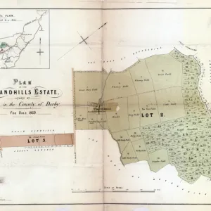 Plan of the Standhills Estate, Dore, Derbyshire, 1969