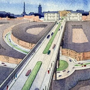 Proposed Sheffield city centre redevelopment, c. 1920