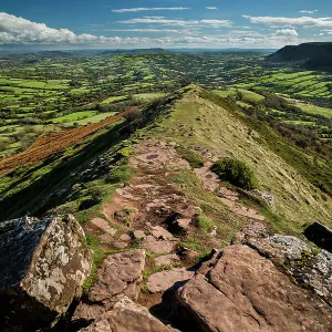 Black Hill / The Cats Back a narrow ridge walk in the Welsh Borders