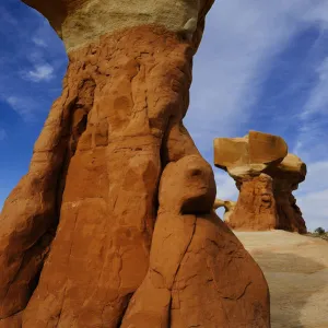 Formation caused by erosion in sandstone, Devils Garden, Grand Staircase-Escalante