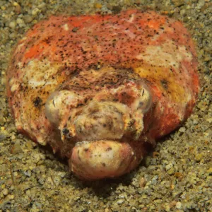 Henshaws snake eel (Brachysomophis henshawi) burried in the sand, Sulu sea