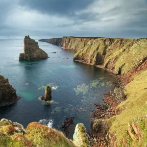 Sea stacks, Duncansby Head, John O Groats, Caithness, Scotland, UK, April 2015