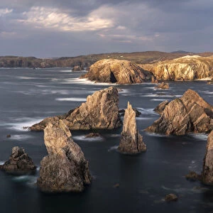 Sea stacks at Mangurstadh / Mangersta Beach, Isle of Lewis and Harris, The Outer Hebrides